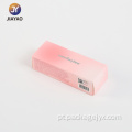 Caixa cosmética vertical rosa gradiente suave